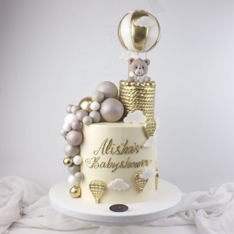 Baby Shower Buttercream Cake 